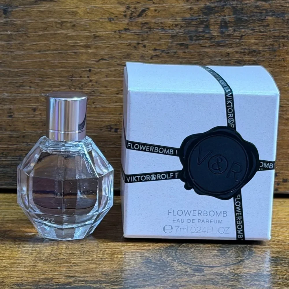 Viktor & Rolf Flowerbomb Mini 7ml + Flowerbomb Tiger Lily Sample | New